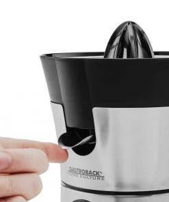 Gastroback Saftpresse Home Culture Schwarz/Silber - Saftpresse ⋅ Zitruspresse -Küchenutensilien Verkaufsladen 273461 3 5 scaled