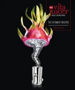 Novis VitaJuicer Chrom - Saftpresse ⋅ Zitruspresse -Küchenutensilien Verkaufsladen 345183 3 d